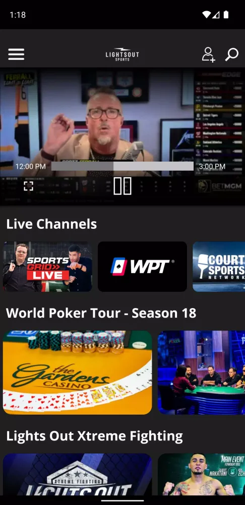 Screenshot di Lights Out Sports