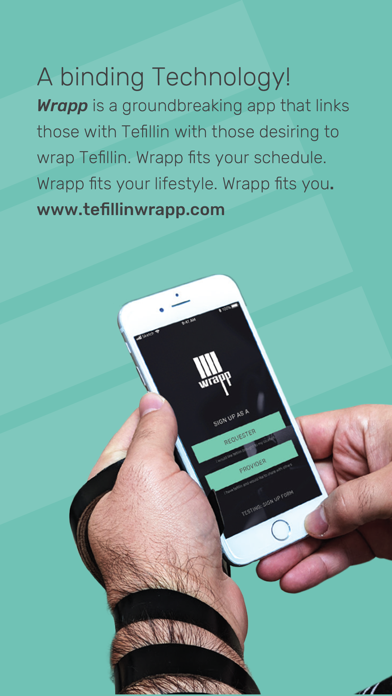 Zrzuty ekranu Tefillin Wrapp