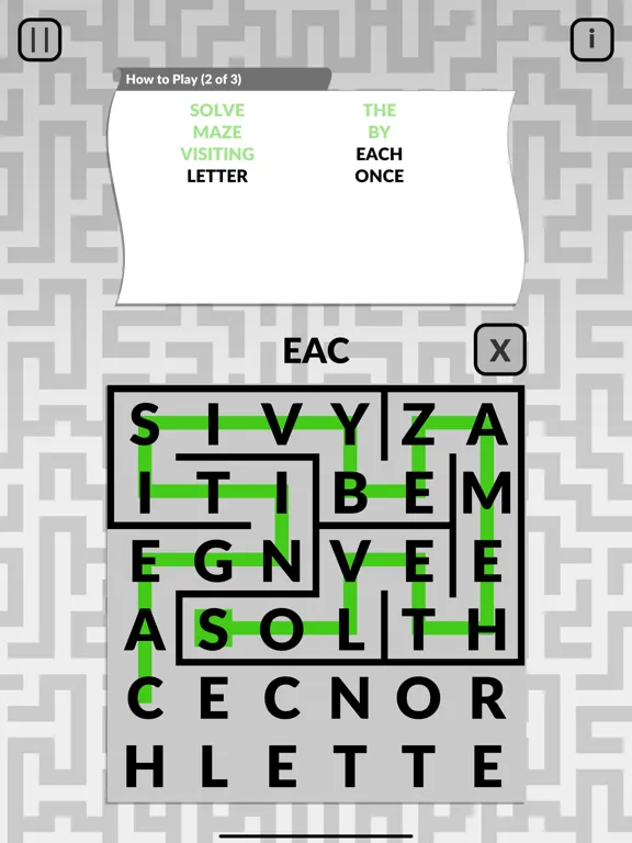 Word Maze by POWGI iPad  Screenshots