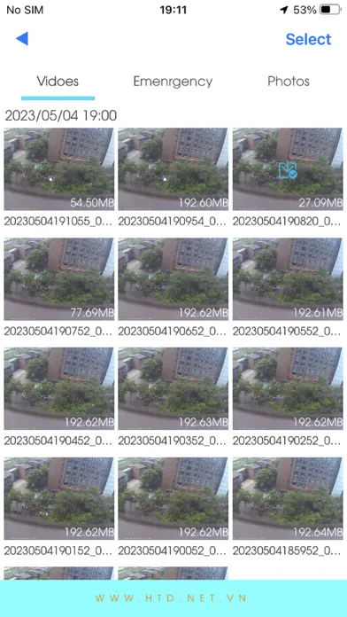 Capturas de tela do HTD Dashcam