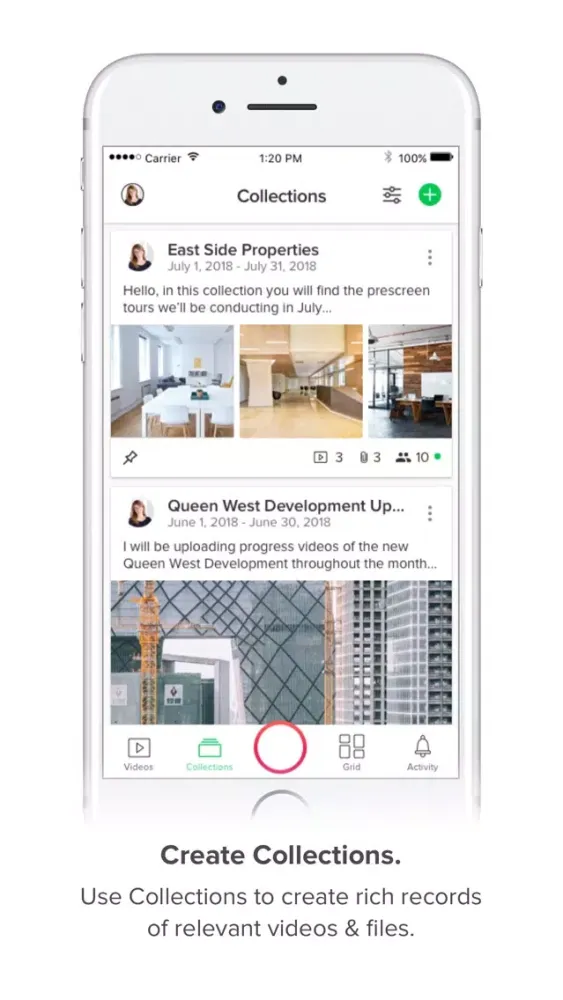Grideo - Group Video Sharing سکرین شاٹس