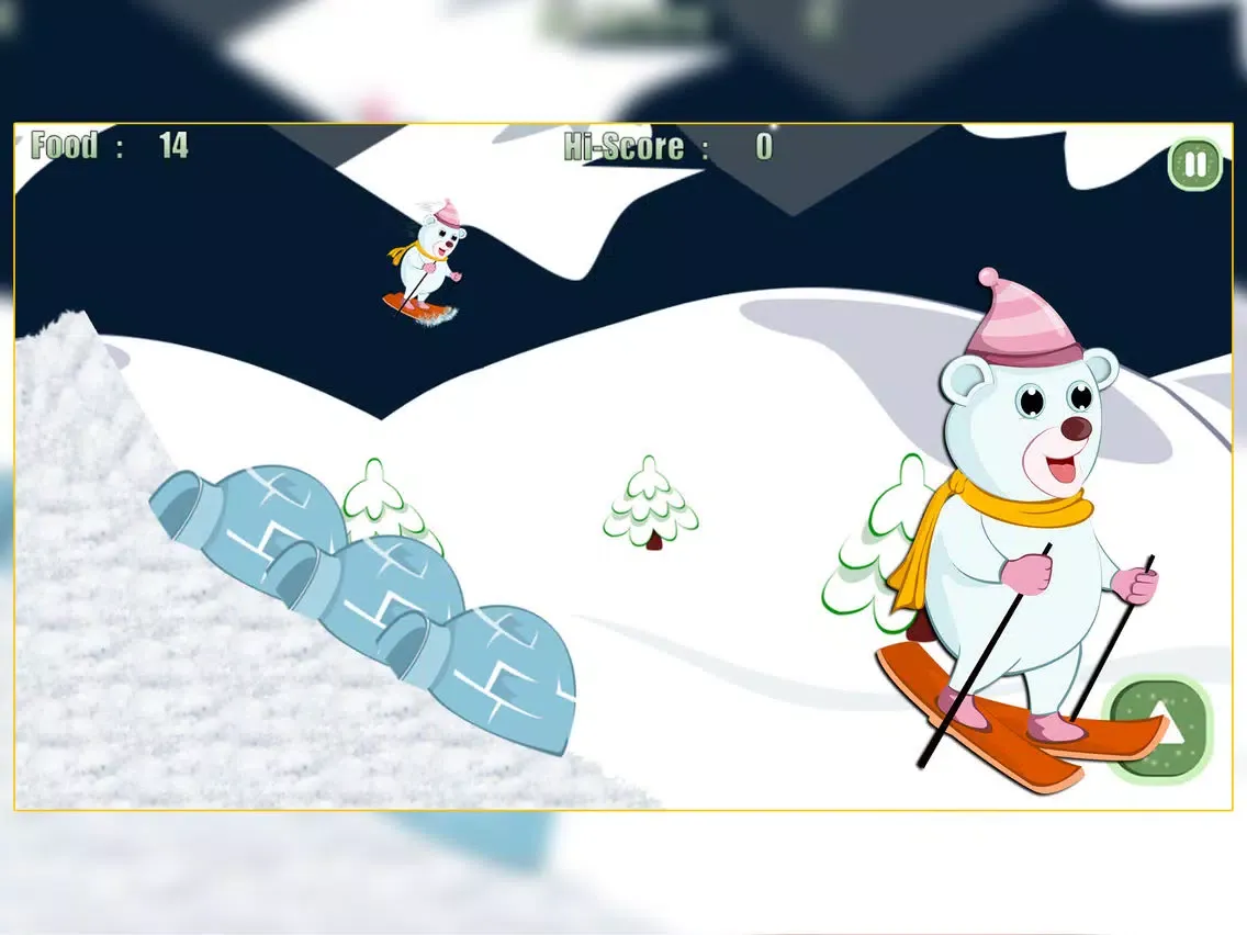 Captures d'écran de Oso The Polar Bear : The Frost Mountain Icy Adventure iPad