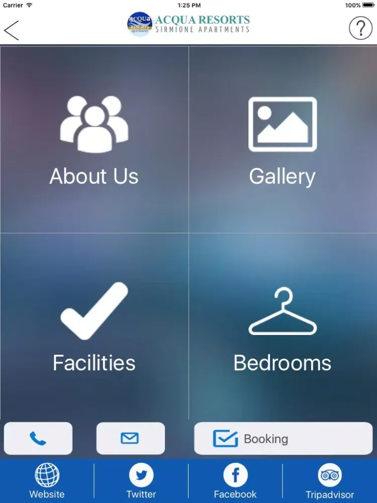 Ảnh chụp màn hình của Acquaresorts Apartments iPad 