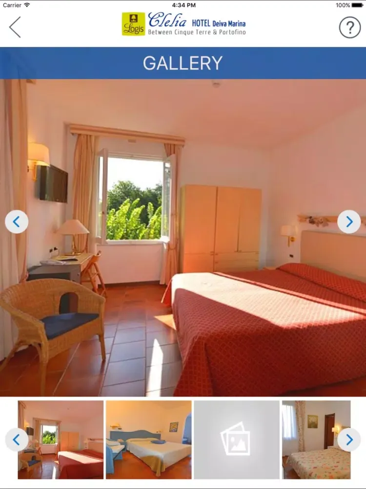 Capturas de pantalla de Hotel Clelia Deiva Marina iPad 