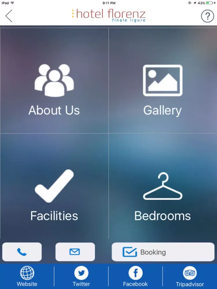 Hotel Florenz Finale Ligure iPad 應用截圖