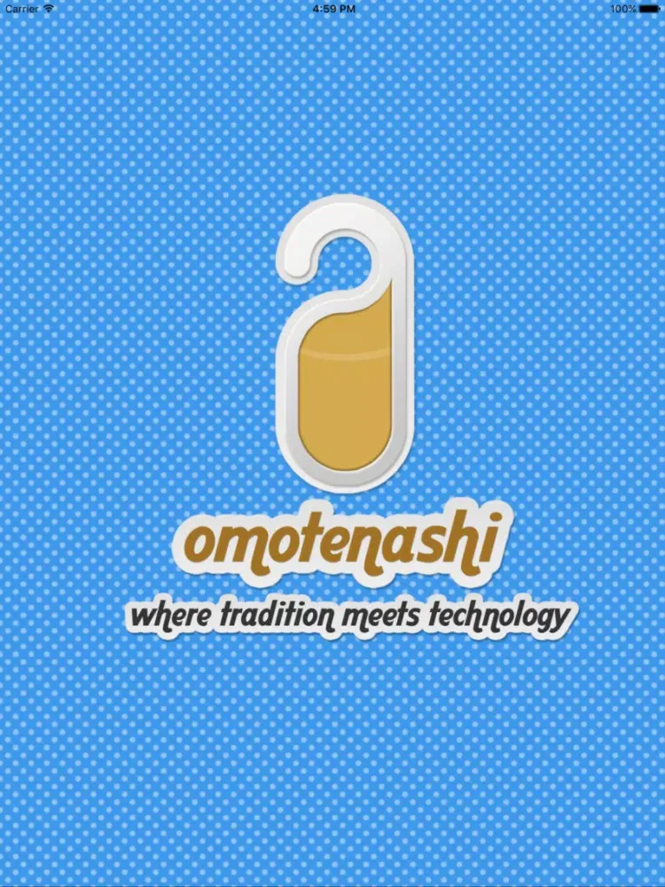 Omotenashi iPad 应用截图
