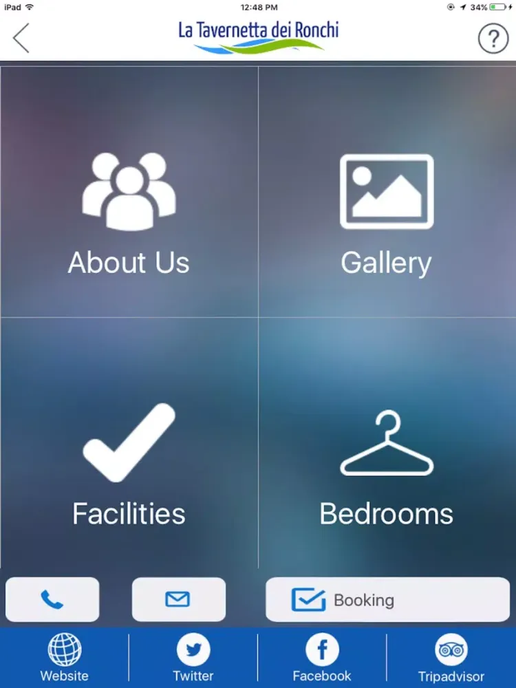 Hotel La Tavernetta dei Ronchi iPad  Screenshots