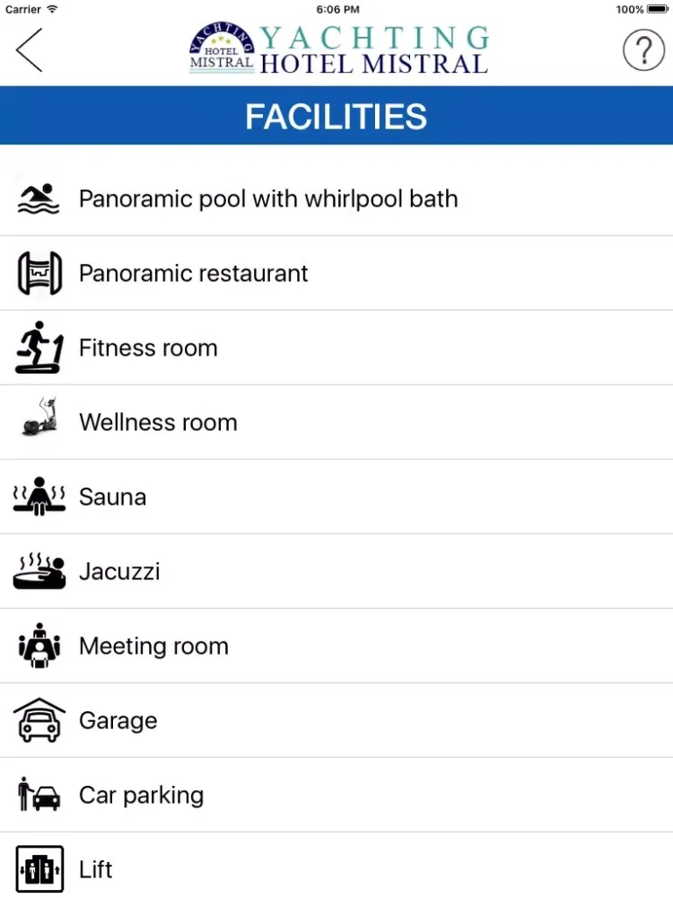 Yachting Hotel Mistral iPad  স্ক্রিনশট