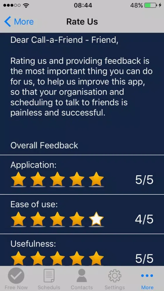Call-a-friend Screenshots