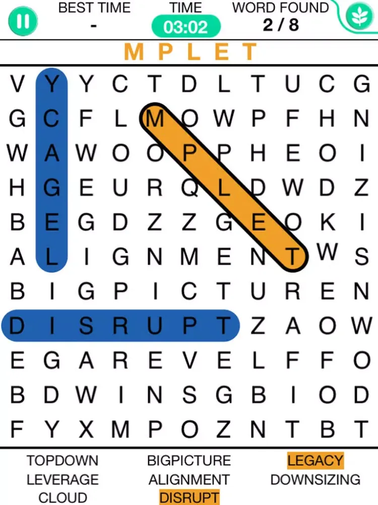 Word Search Puzzle Free App - First Challenged Crosswords Puzzles Games iPad  Screenshots