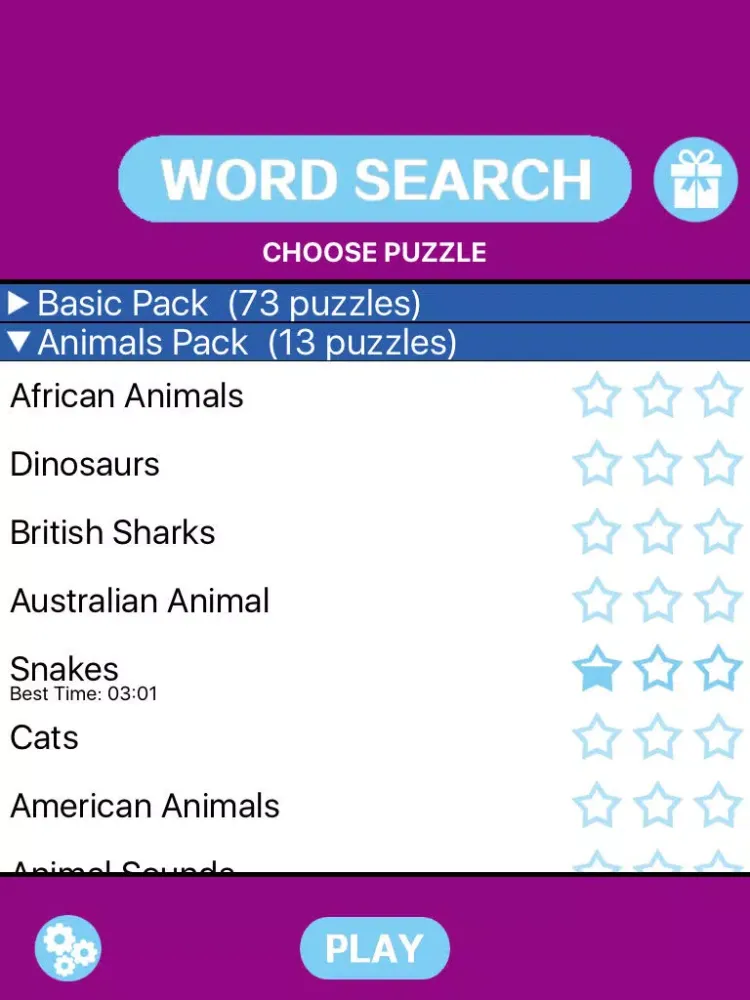 Word Search Puzzle Free App - First Challenged Crosswords Puzzles Games iPad  Screenshots