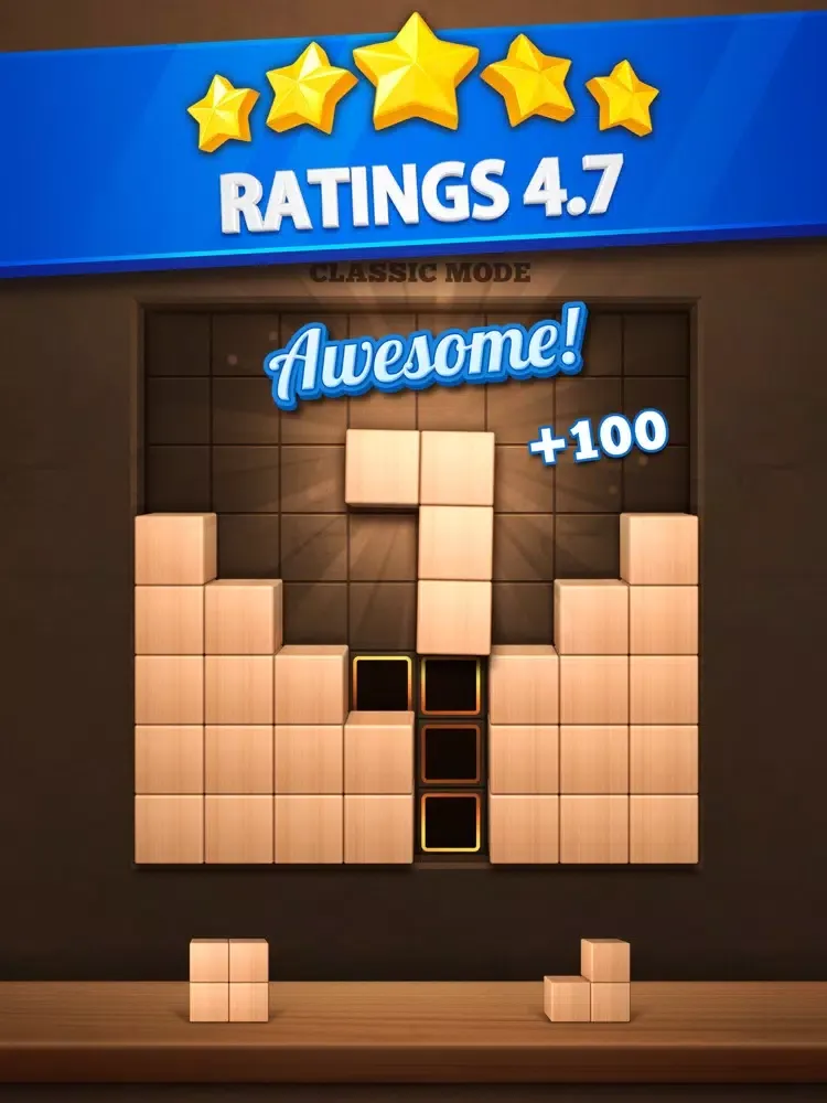Wood Puzzle 3D Cube Block iPad 應用截圖