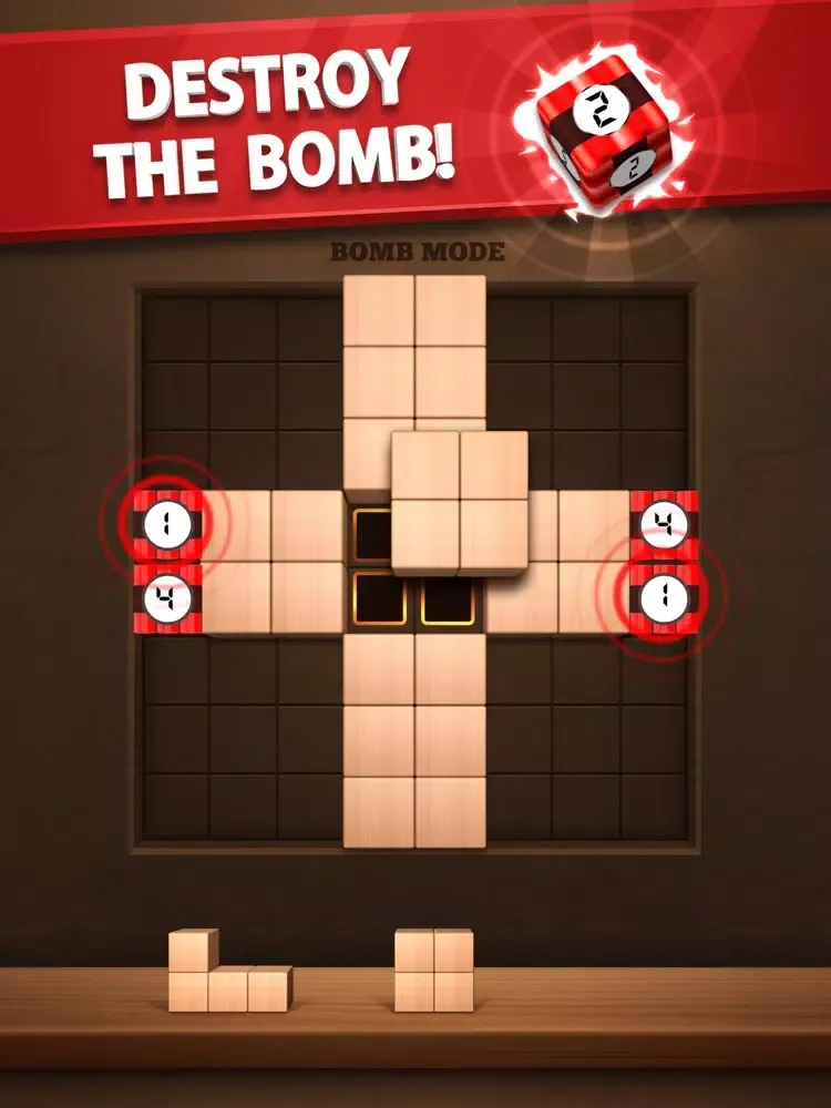 Wood Puzzle 3D Cube Block iPad 應用截圖