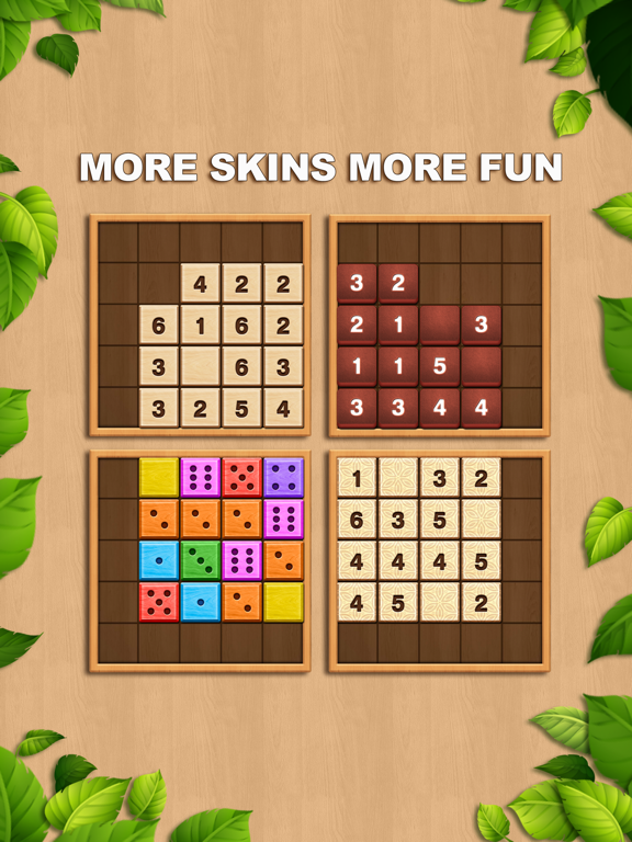 ภาพหน้าจอของ TENX - Wooden Number Puzzle iPad 