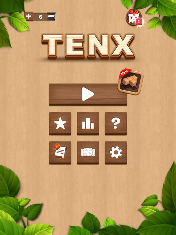 ภาพหน้าจอของ TENX - Wooden Number Puzzle iPad 