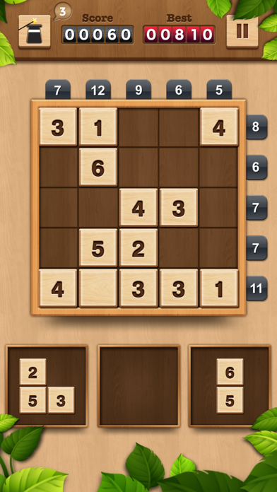 ภาพหน้าจอของ TENX - Wooden Number Puzzle
