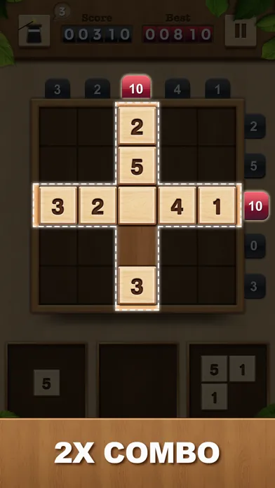 Screenshot di TENX - Wooden Number Puzzle