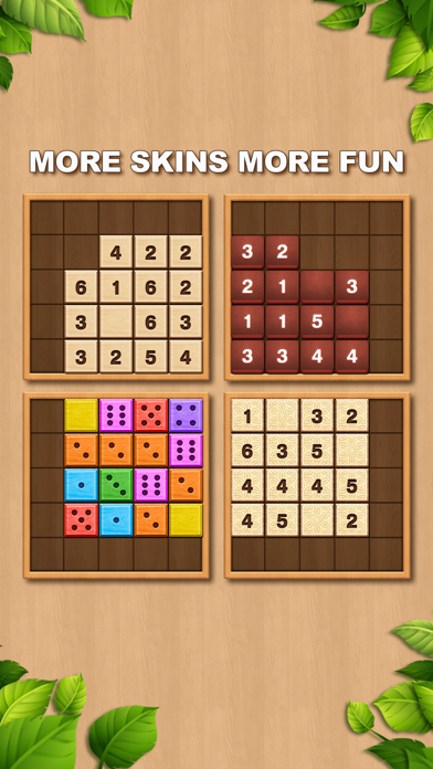 ภาพหน้าจอของ TENX - Wooden Number Puzzle