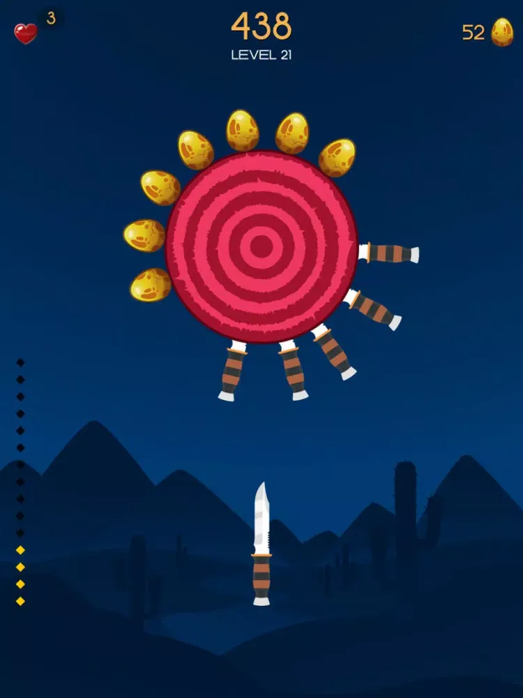 Скриншоты Knife Toss: Hit the Fruit iPad 