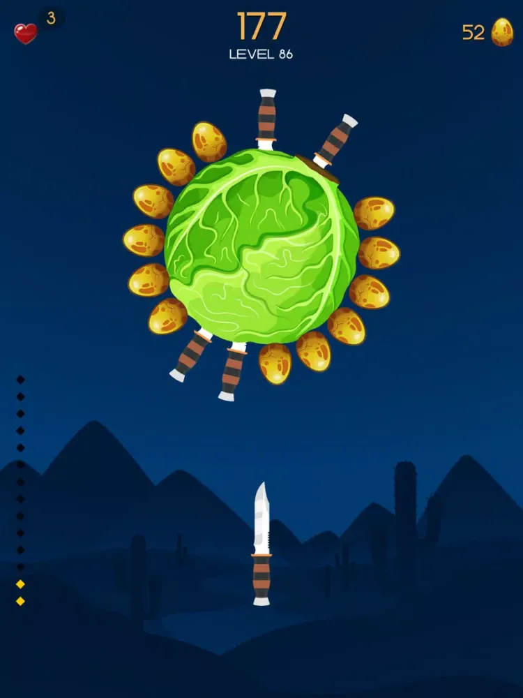 Скриншоты Knife Toss: Hit the Fruit iPad 