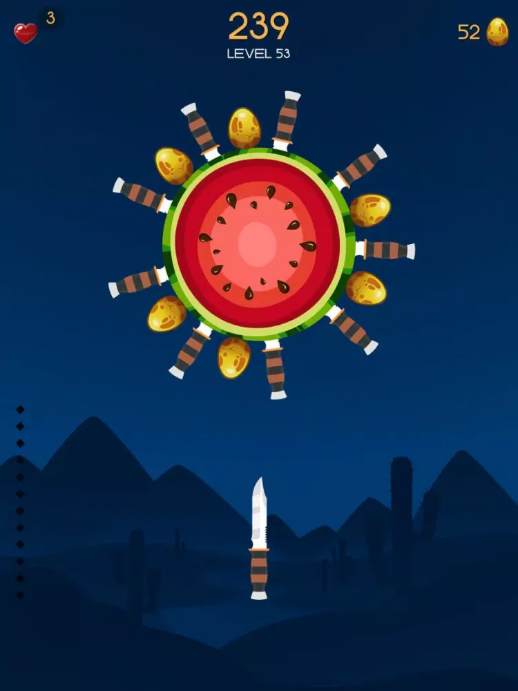 Скриншоты Knife Toss: Hit the Fruit iPad 