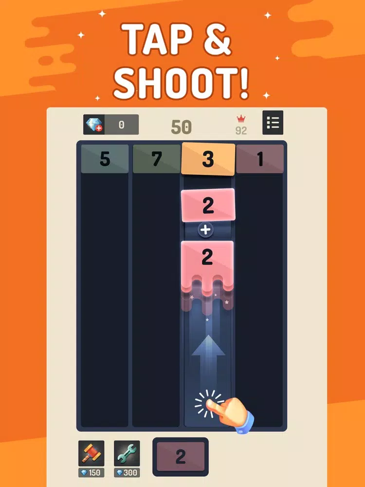Number Shooter - Merge Block iPad 应用截图