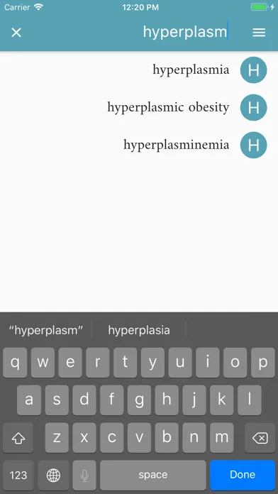 Liixuos Medical Dictionary スクリーンショット