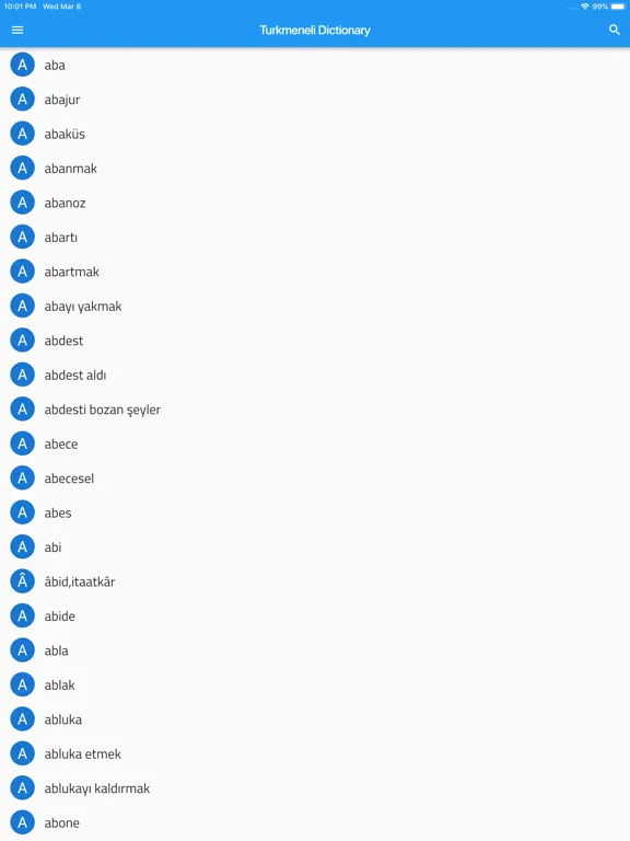 صور Turkmeneli Dictionary iPad 