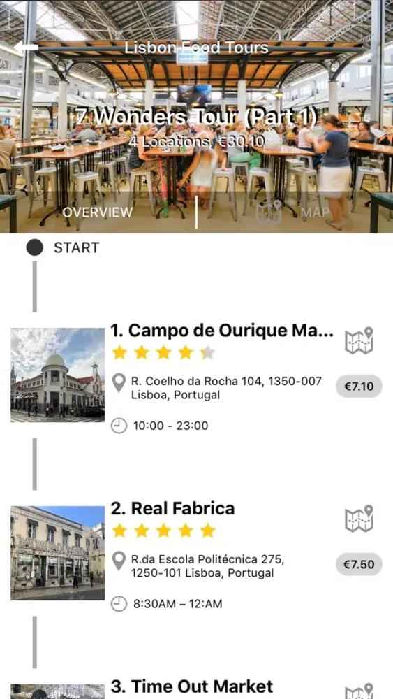 Zrzuty ekranu Lisbon-Food-Tours
