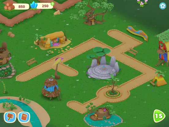 Tangkapan skrin Sanctuary World Animal Match 3 iPad 