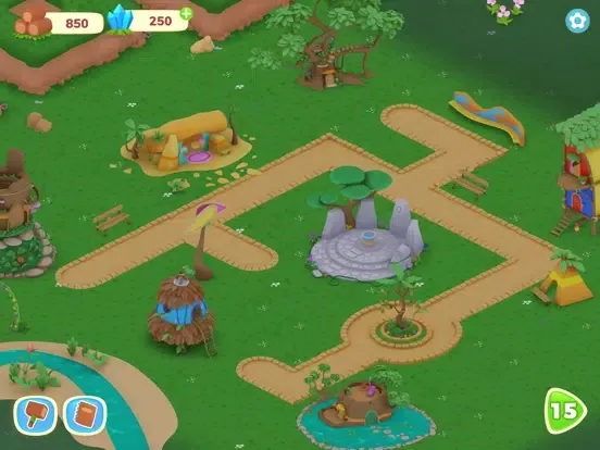 Sanctuary World Animal Match 3 iPad  스크린샷