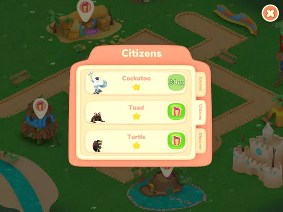 Tangkapan skrin Sanctuary World Animal Match 3 iPad 