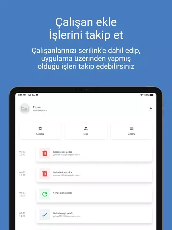 serilink iPad  Screenshots