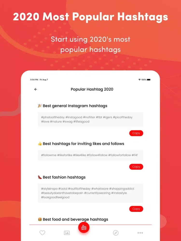 Ảnh chụp màn hình của Likes and Followers for Insta iPad 