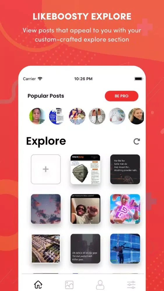 Ảnh chụp màn hình của Likes and Followers for Insta