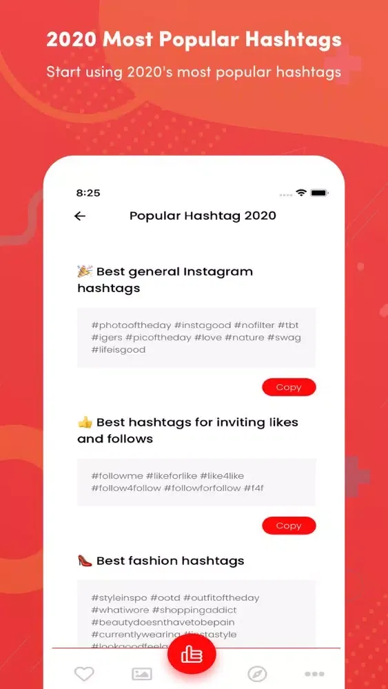 Ảnh chụp màn hình của Likes and Followers for Insta