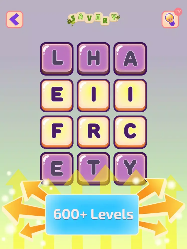 Letterscapes Word Game iPad  سکرین شاٹس
