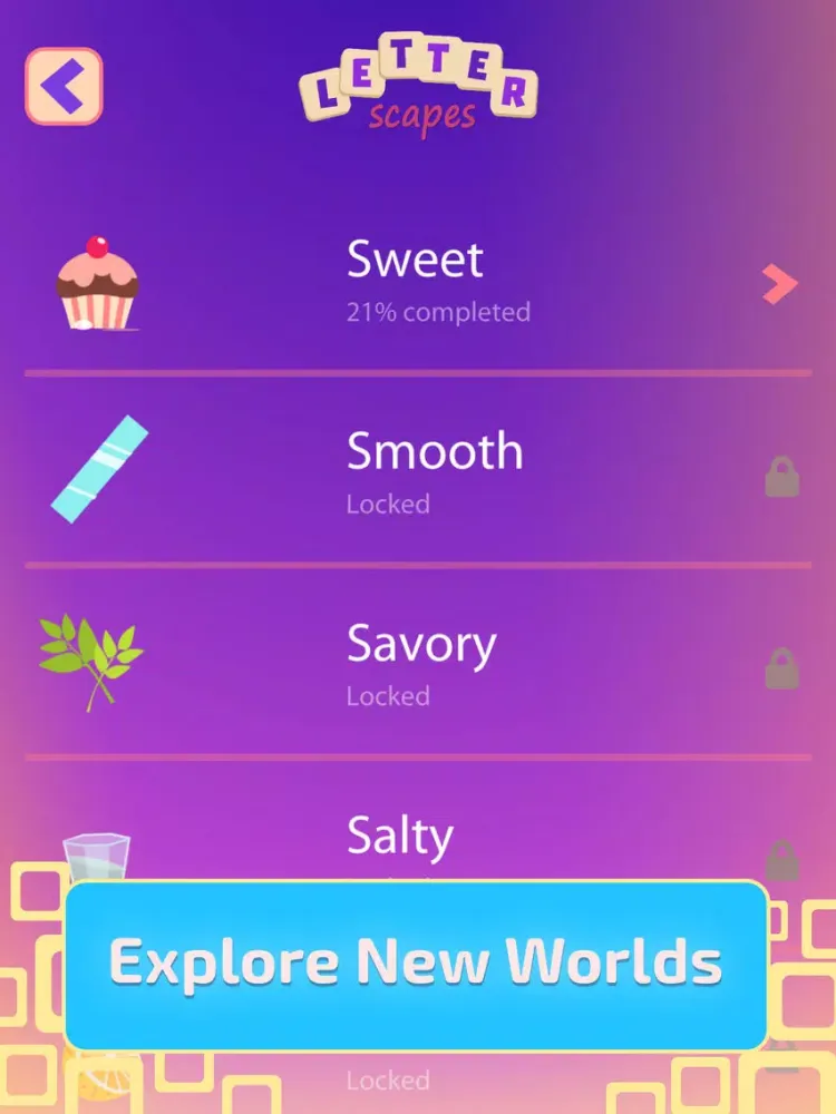 Letterscapes Word Game iPad  سکرین شاٹس