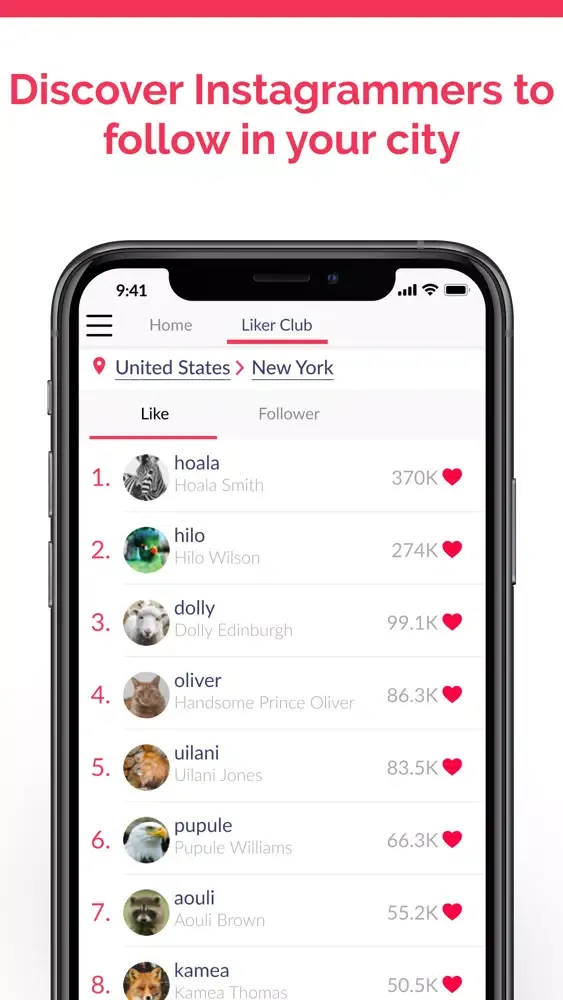 Liker Club - Local IG Profiles Screenshots