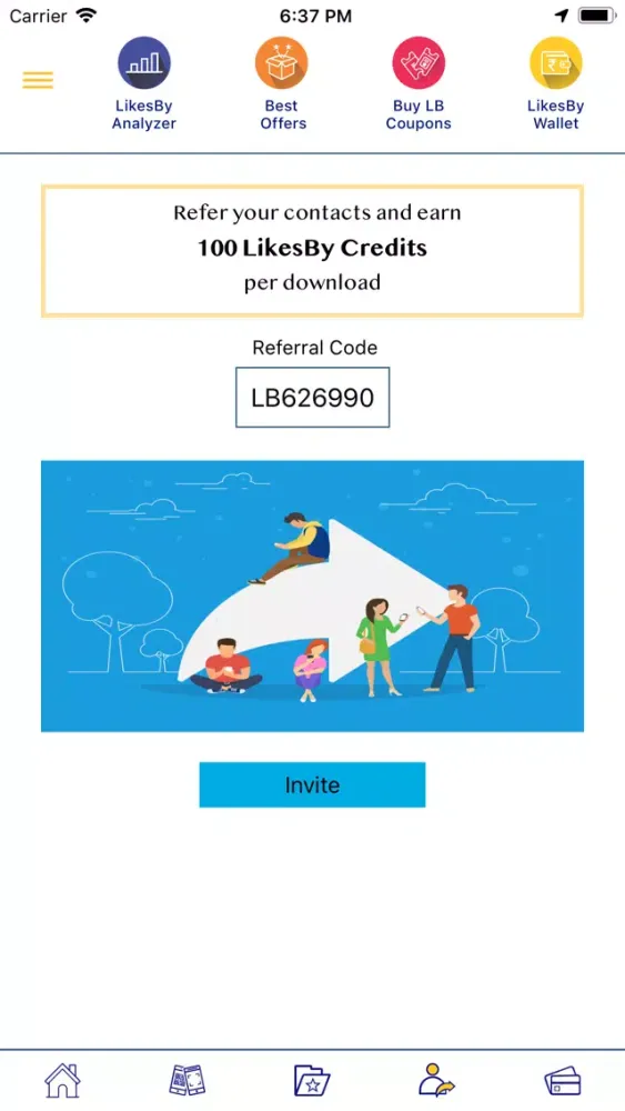 Captures d'écran de LikesBy