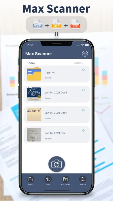Max Scanner Screenshots