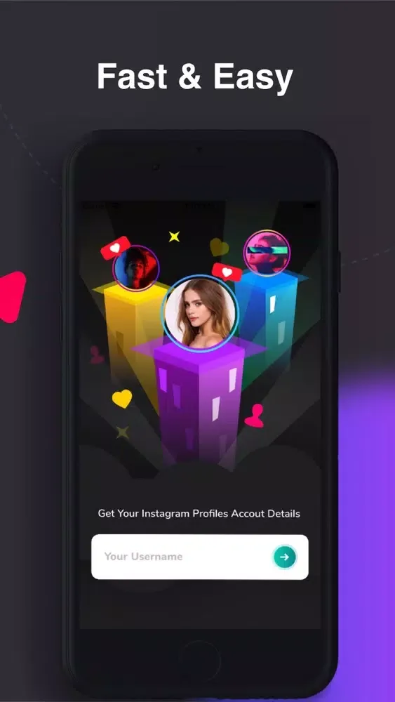 Скриншоты Top Likes for Instagram Stats