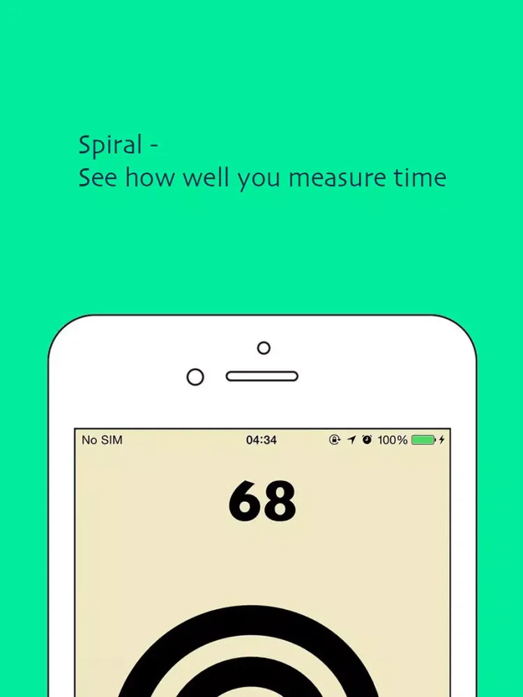 Spiral - A time measuring game iPad  Screenshots