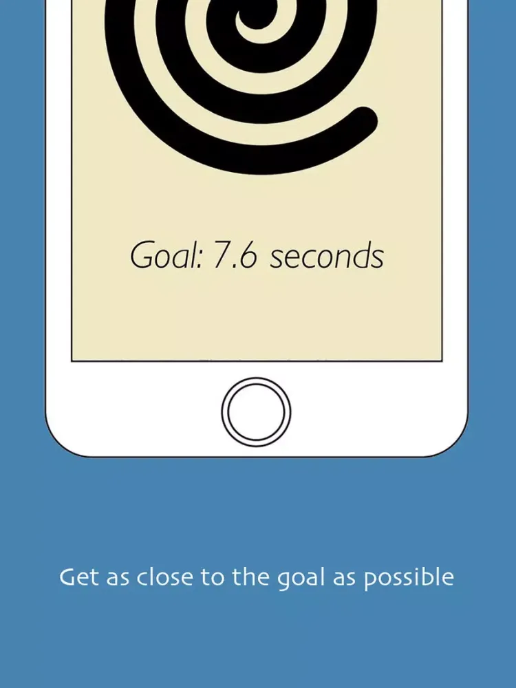Spiral - A time measuring game iPad  Screenshots