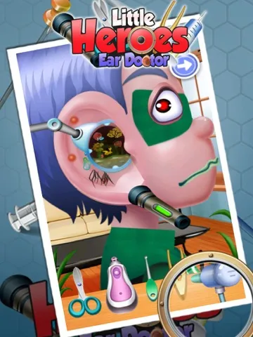 Little Heroes Ear Doctor iPad  Ekran Görüntüleri