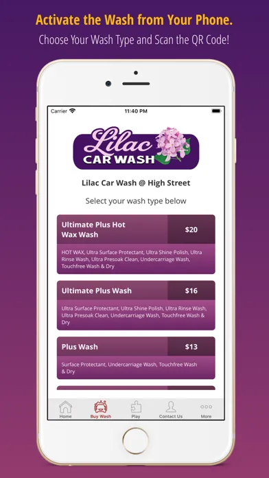 Tangkapan skrin Lilac Car Wash