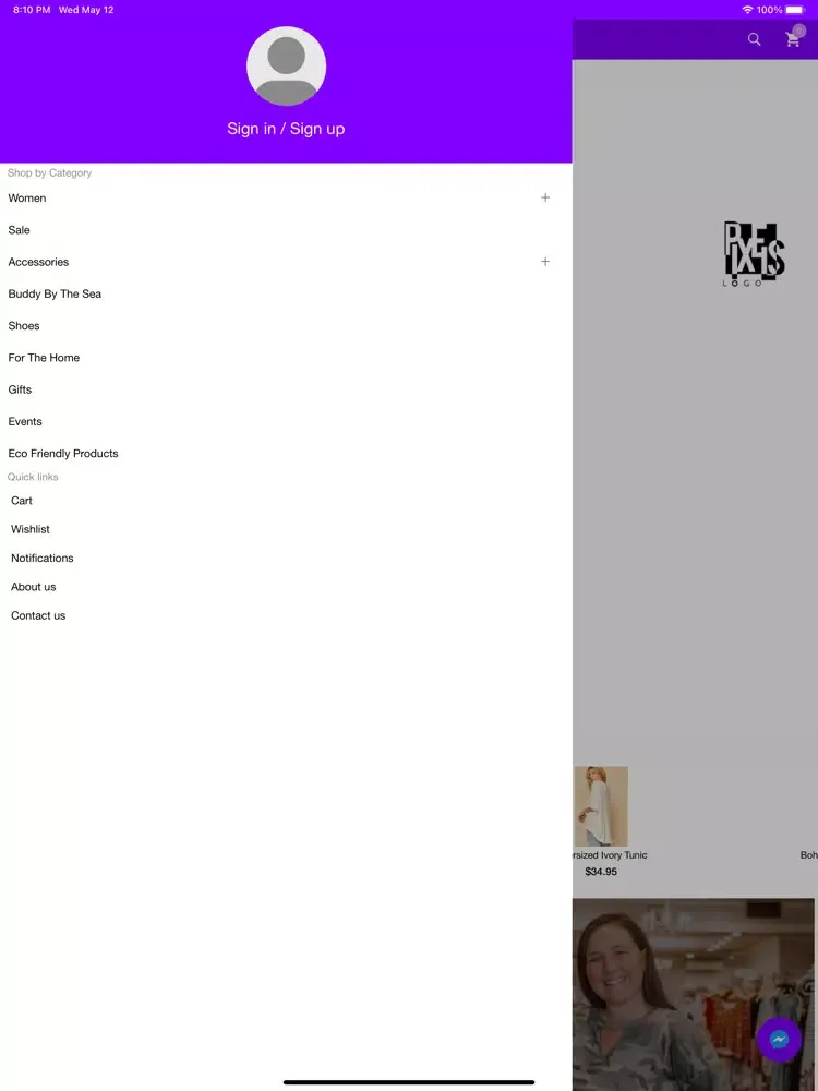 Lilac Clothing Company iPad 應用截圖