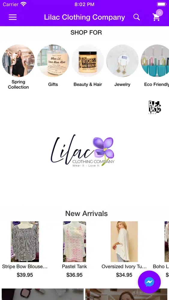 Lilac Clothing Company應用截圖