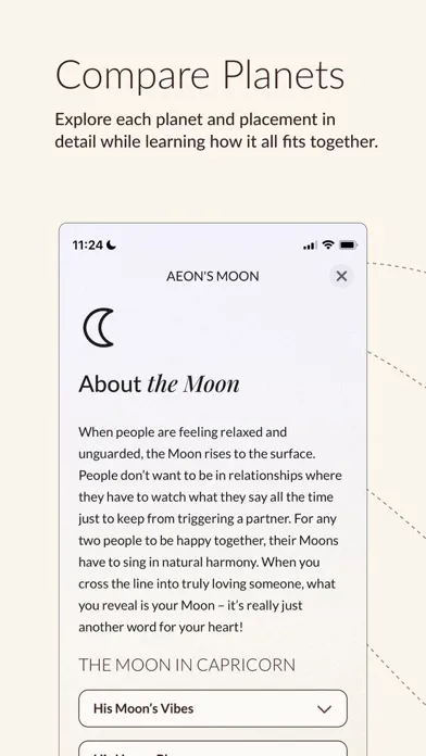 Capturas de pantalla de Lila: Astrology for Grown Ups