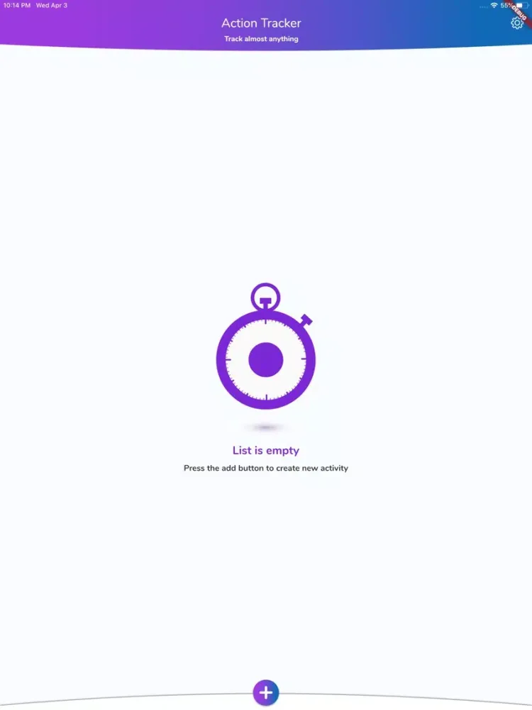 Track it - activities counter iPad  Screenshots